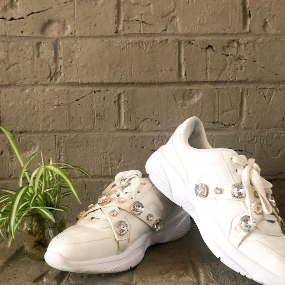 Rare Find- Jeweled Dad Sneaker Size 7.5